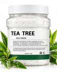 Professional Tea Tree Hydro Jelly Peel-Off Facial Mask Powder 300g / 10.6 oz – Clarifying & Purifying Spa Mask