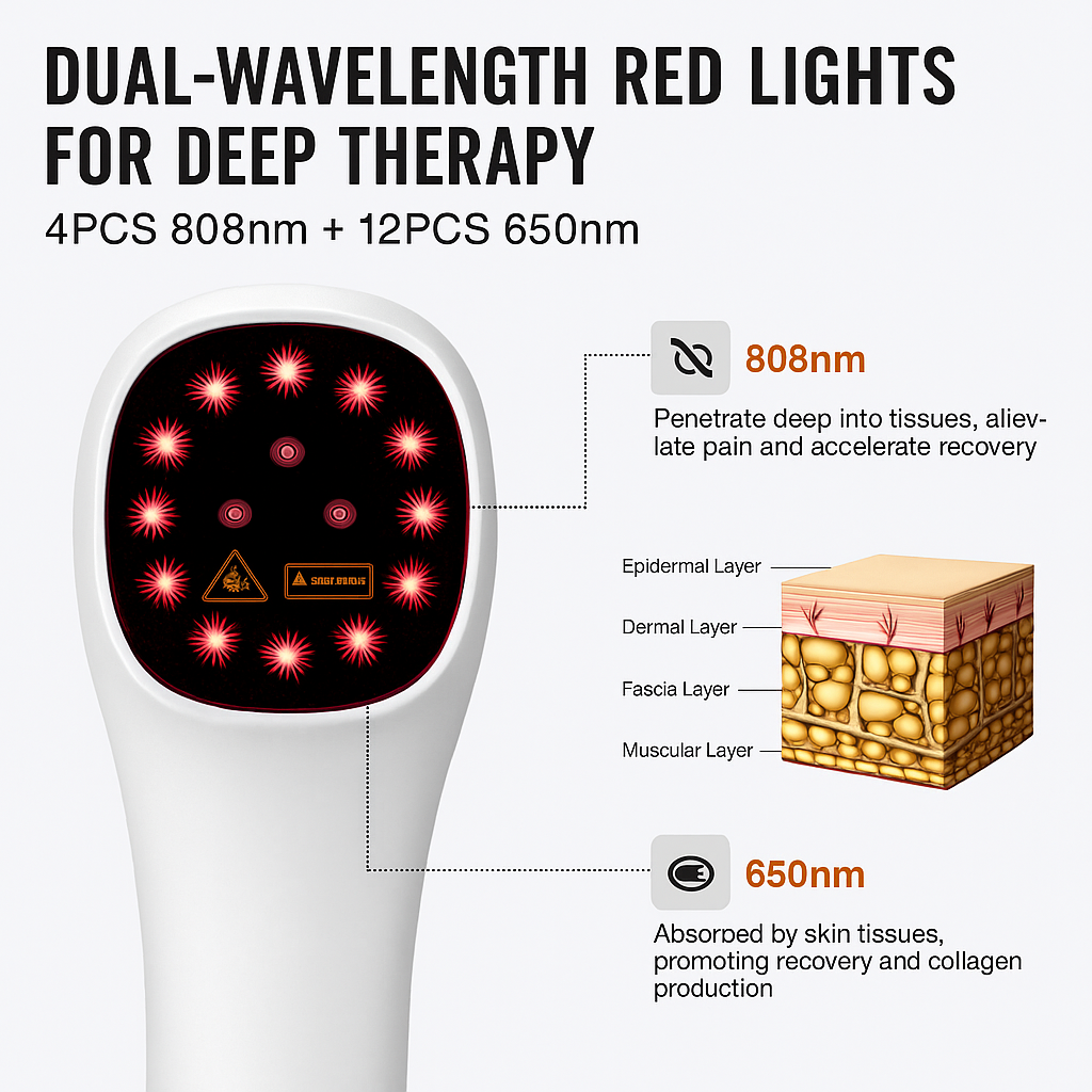 Deep Tissue Red Laser Therapy