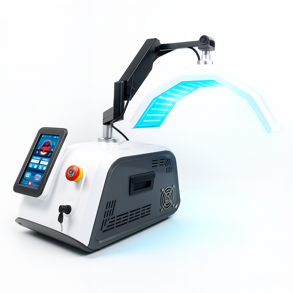 Photodynamic 7 Colors PDT Machine 5 Handles Light Therapy Facial Care With High Power Piranha