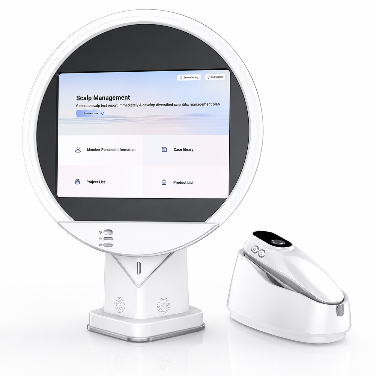 Elite AI Scalp Analyzer Pro – Professional HD Hair & Scalp Analysis System with Integrated Mirror Display