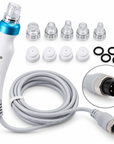 Hydro Dermabrasion Replacement Handpiece with Cable & Transparent Tip for Compatible Facial Machines