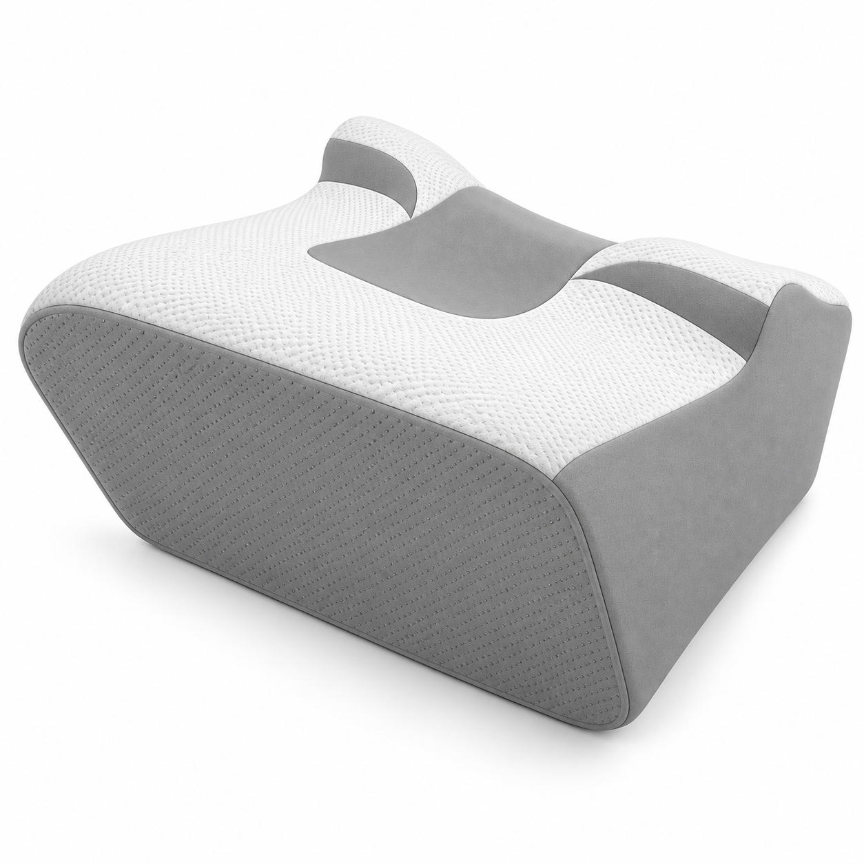 Ergonomic Bed Wedge Pillow – Memory Foam Incline Sleeping Cushion with Neck Support for Back & Side Sleepers