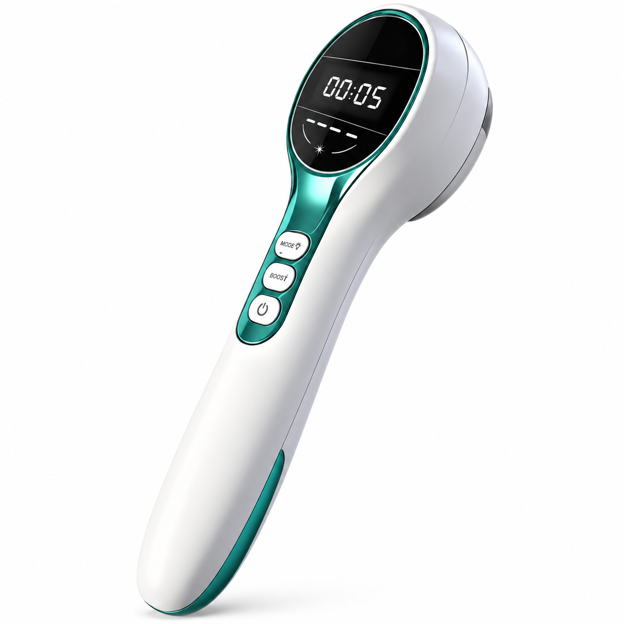 Portable 650nm Red Light & 808nm Near-Infrared Therapy Wand with 17 Light Sources, LCD Display & Adjustable Timer