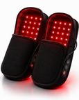 LED Red Light Foot Slippers 660nm 880nm Infrared Heated Foot Wrap with 90 LEDs
