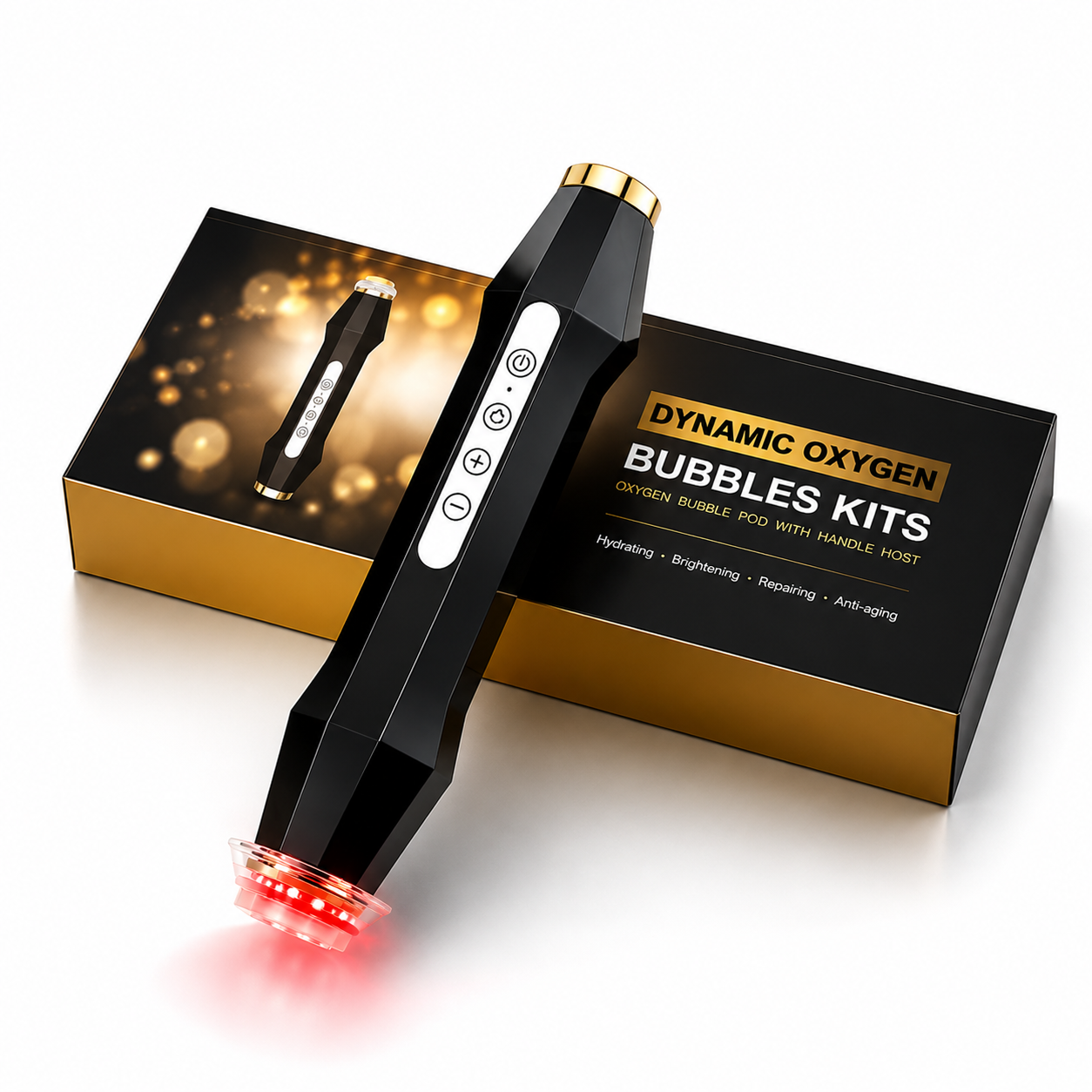 Dynamic Wireless Oxygen & CO₂ Bubble Facial Device – Mini Skin Infusion Pen Kit for Professional Skin Care