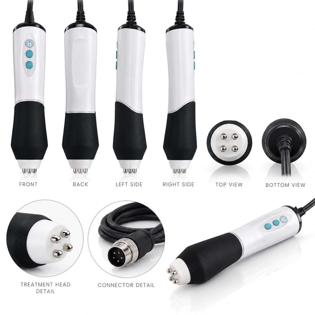Multi-Polar RF Eye Replacement Handpiece for Compatible Beauty Machines
