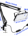 96 LED Adjustable Desk Lamp – USB-Powered Workstation Lighting