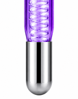 High Frequency Glass Tube Electrode with Internal Spiral – Purple Replacement Attachment for Beauty Devices