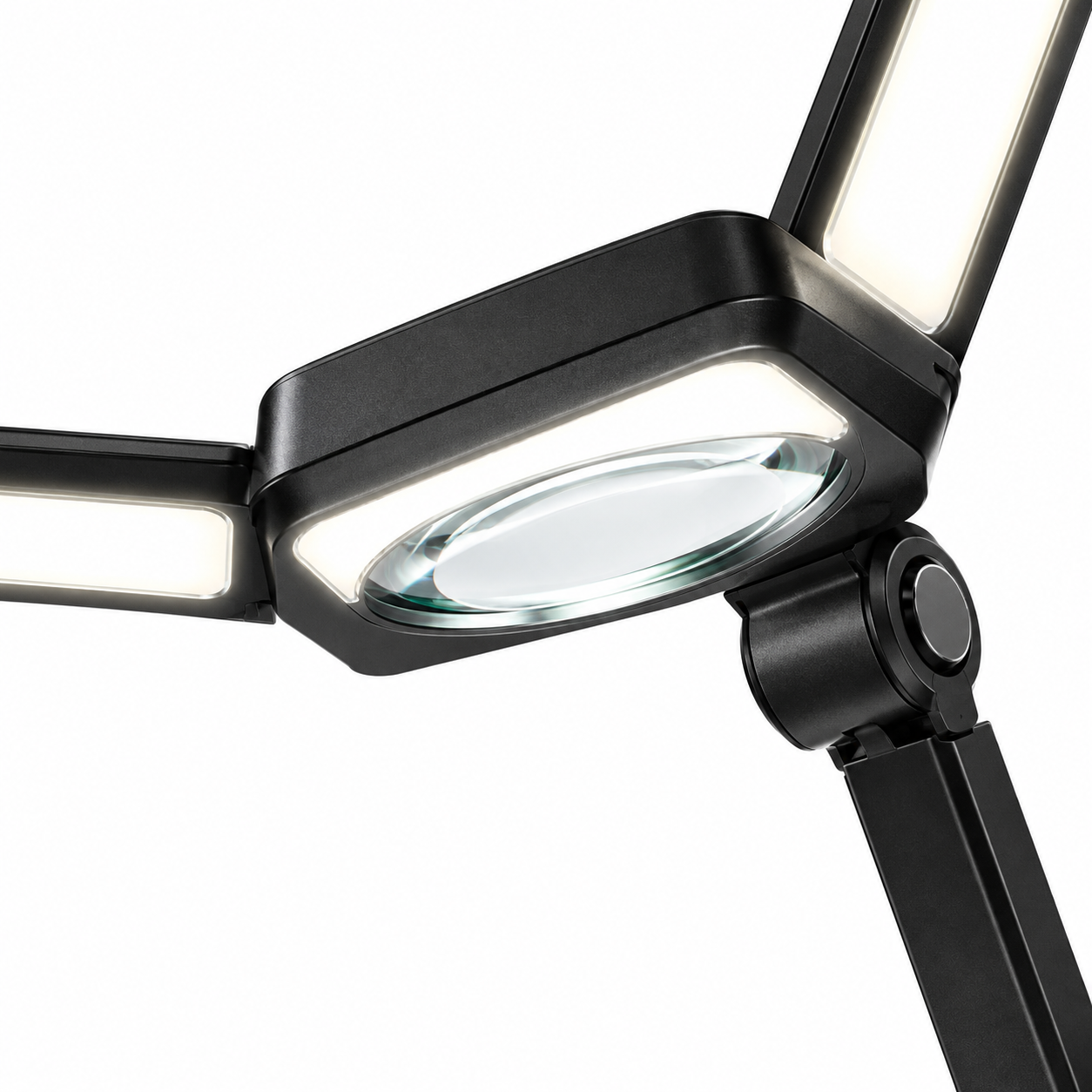 Professional Dual-Head LED Beauty Lamp – 30W, 360 LEDs, Adjustable Swing Arm & Dimmable Salon Lighting