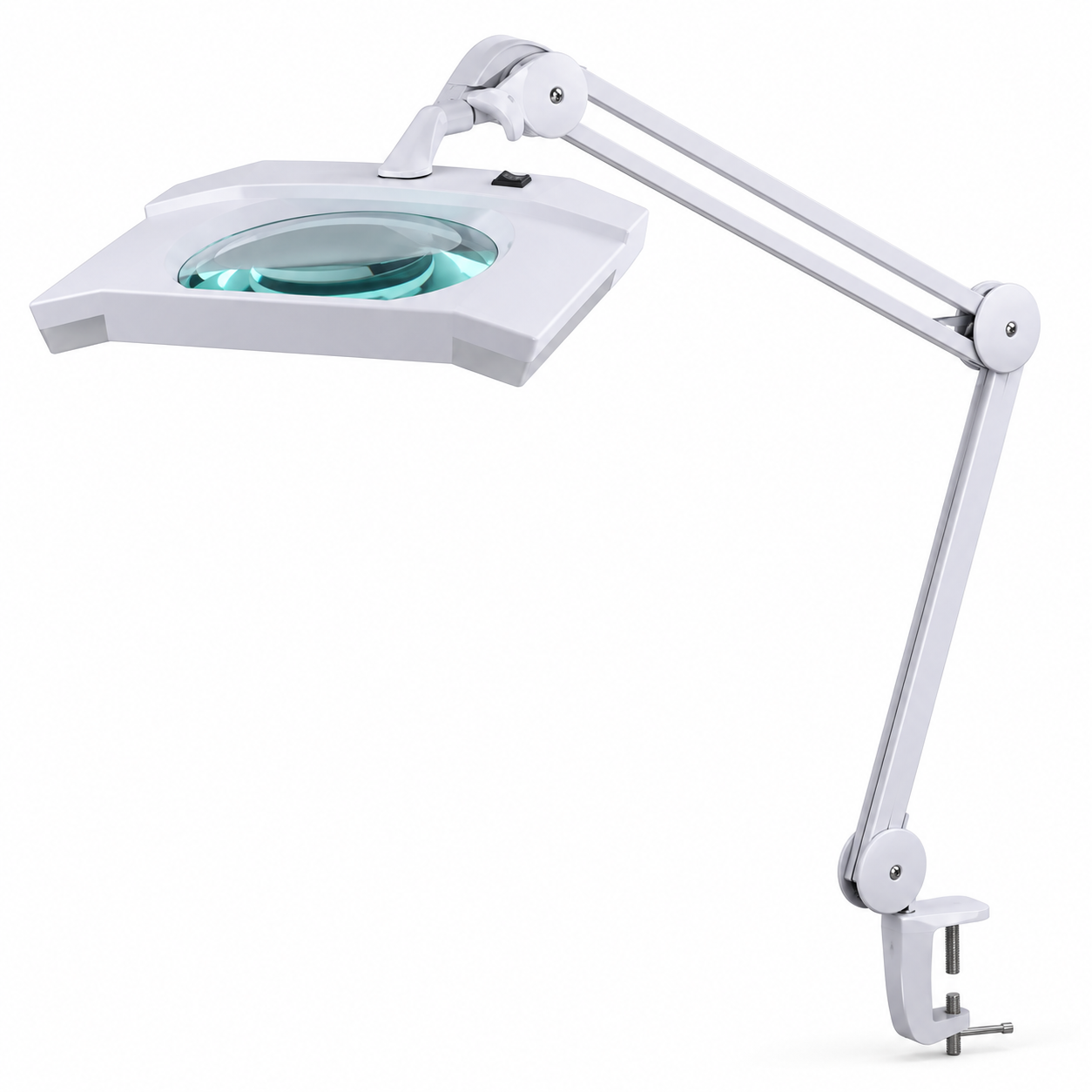 Professional LED Magnifying Lamp 9002LED – 3D/5D Glass Lens, 1200 Lumens, Adjustable Swing Arm