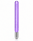 High Frequency Glass Tube Electrode with Internal Spiral – Purple Replacement Attachment for Beauty Devices