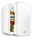 4L Cosmetic & Skincare Mini Fridge with LED Mirror – Portable Hot & Cold Beauty Fridge