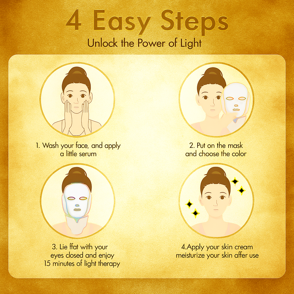 The Ultimate Glow Mask: 7-Color LED Therapy