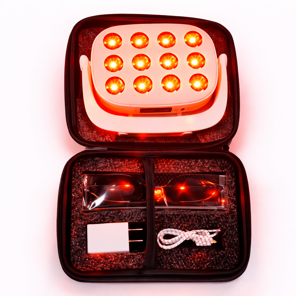 Red Light Therapy Panel Features 12 Leds for Effective 660nm/850nm Wavelength Treatment Infrared Led Light Panel