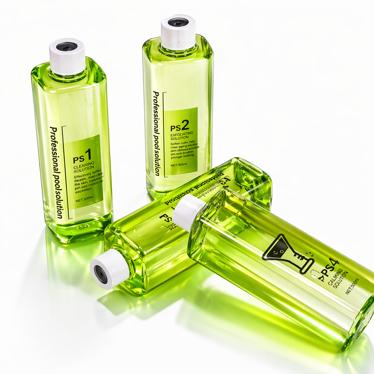 Hydra Facial Serum Set AHA BHA EGF Oxygen Water – Deep Cleansing & Hydrating Skin Solution for Facial Machines