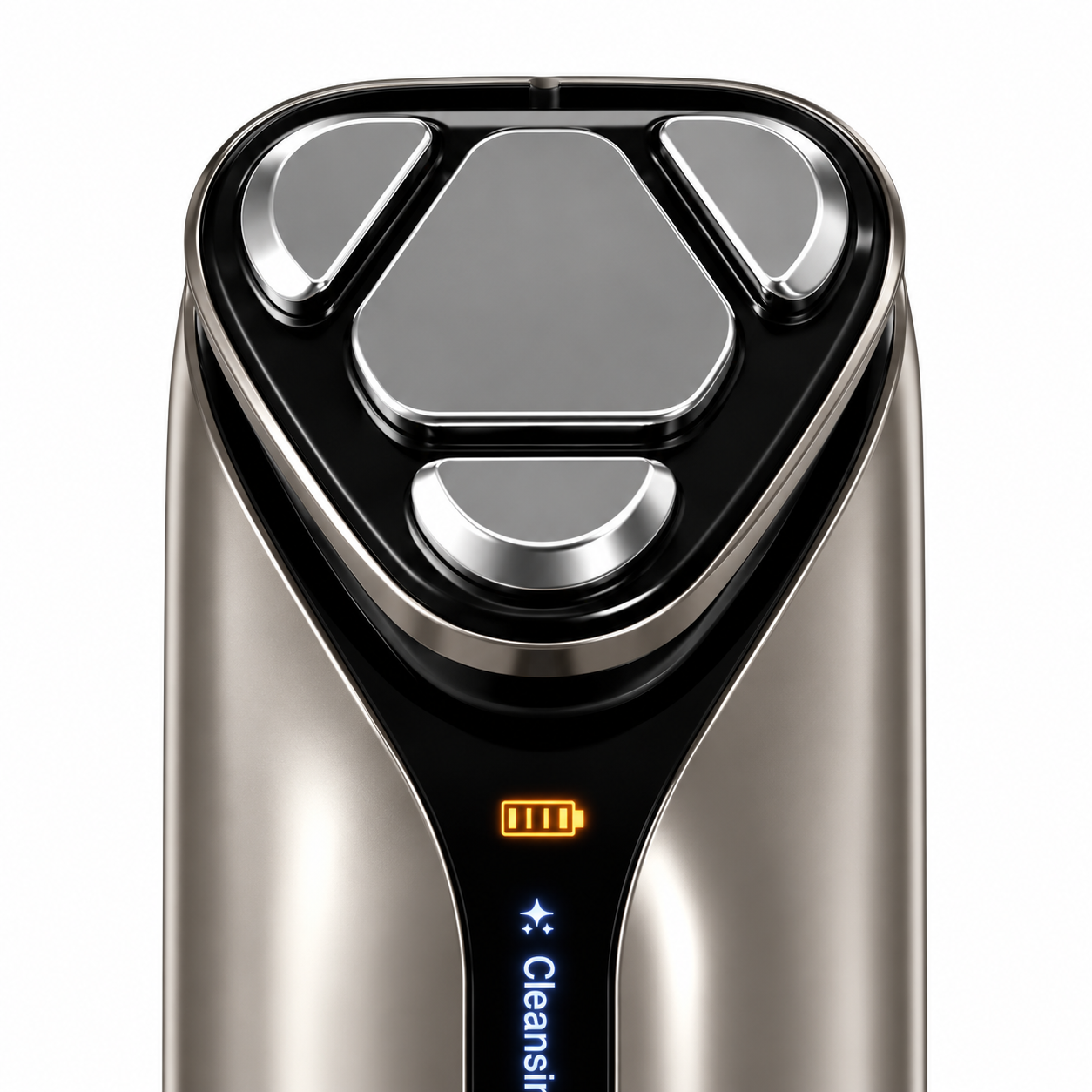 4-in-1 Ultrasonic Facial Cleansing & EMS Skin Care Device – Red Light, Microcurrent & Deep Cleansin
