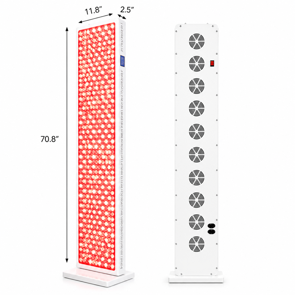 Full-Body Red & Near-Infrared LED Light Panel – Standing High-Power Light Device
