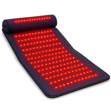 Professional Red Light Therapy Mat with Far Infrared Heat and 3D Neck Support – 675 LED