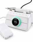 Professional 45,000 RPM Brushless Electric Nail Drill Machine with Digital Display and Foot Pedal