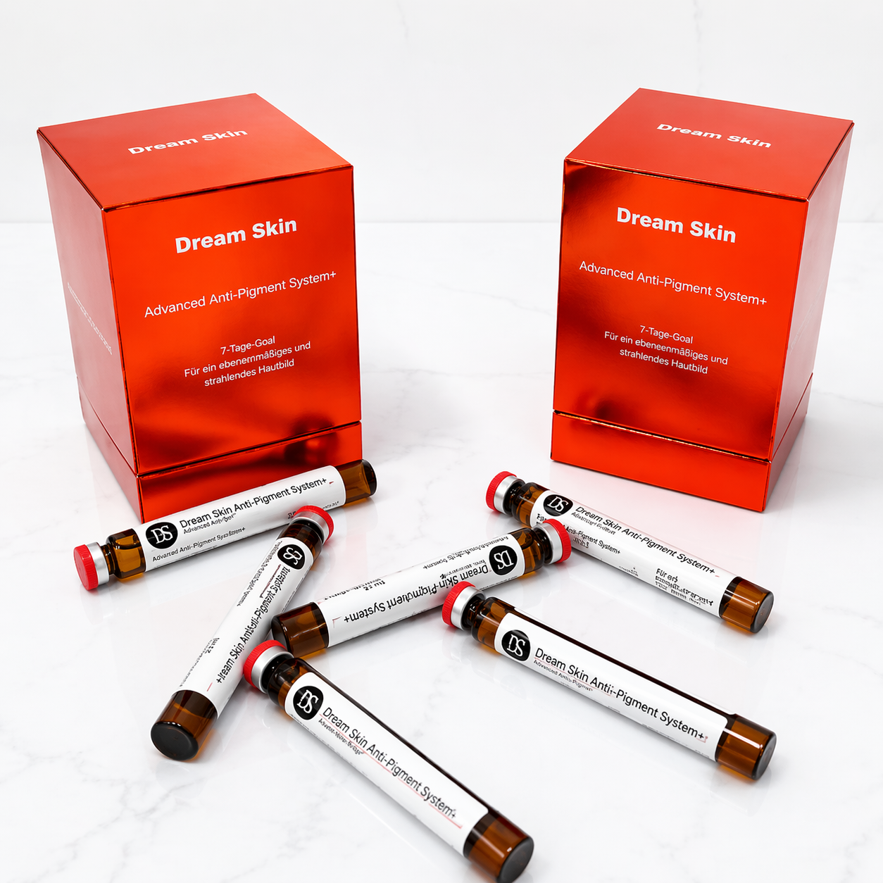 6 Bottles Hydra Booster Serum for Skin Brightening & Dark Spot Removal – Anti Pigment Facial Solution for Hydrafacial Machines