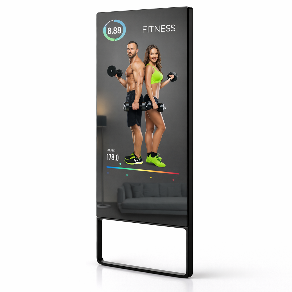 THEIA Fitness Magic Mirror –  43 Smart Touch Screen Fitness Mirror | Full HD IPS Display | WiFi Bluetooth | Home Gym Workout Mirror