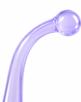 High Frequency Glass Point Electrode – Curved Purple Replacement Attachment for Facial Beauty Devices