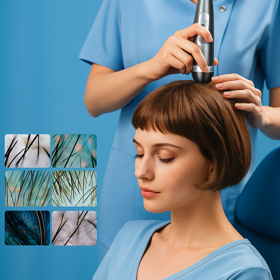 Theia X5 AI Deep Skin & Scalp Analyzer – Multi-Spectral Intelligent Facial Detection System