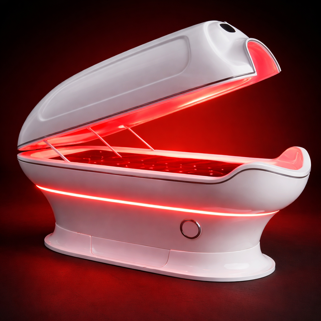 Theia Advanced Wellness Spa Capsule – LED Light, Infrared Heat, PEMF & Multi-Therapy Beauty Device