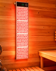 THEIA Infrared Red Light Sauna Panel – Standing Indoor LED Light Sauna, 660nm & 850nm, 1600W, Full Body Use