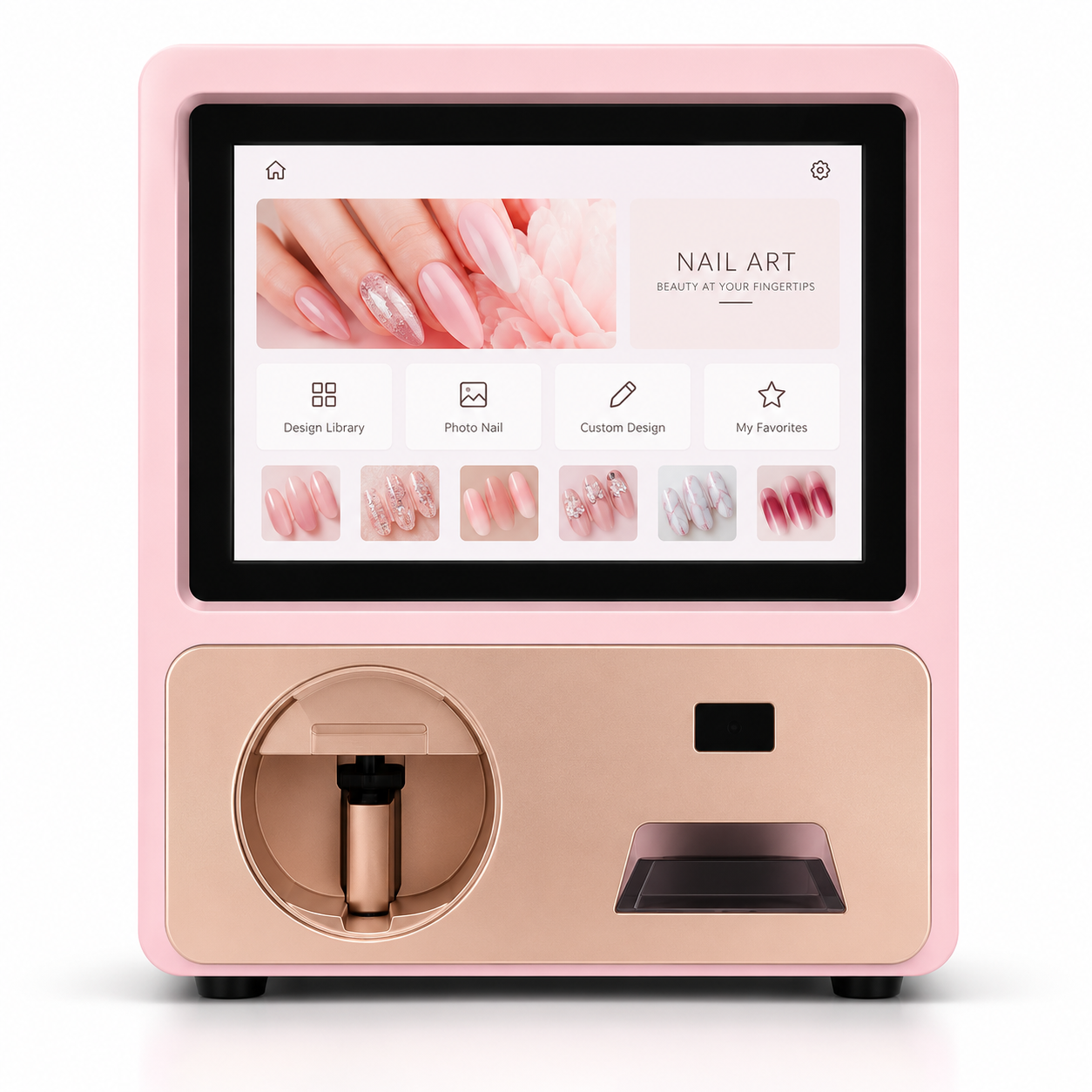 Smart Nail Art Printer with HD Touchscreen, AI Design, Photo Printing & Wi-Fi for Salons