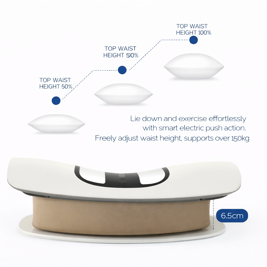 4-in-1 Lumbar Traction Device with Dynamic Airbag – Adjustable Back Stretcher & Waist Massager for Relaxation