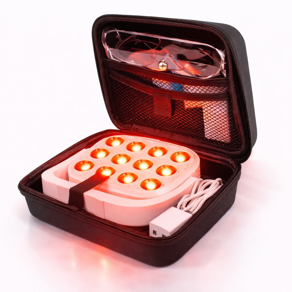 Red Light Therapy Panel Features 12 Leds for Effective 660nm/850nm Wavelength Treatment Infrared Led Light Panel
