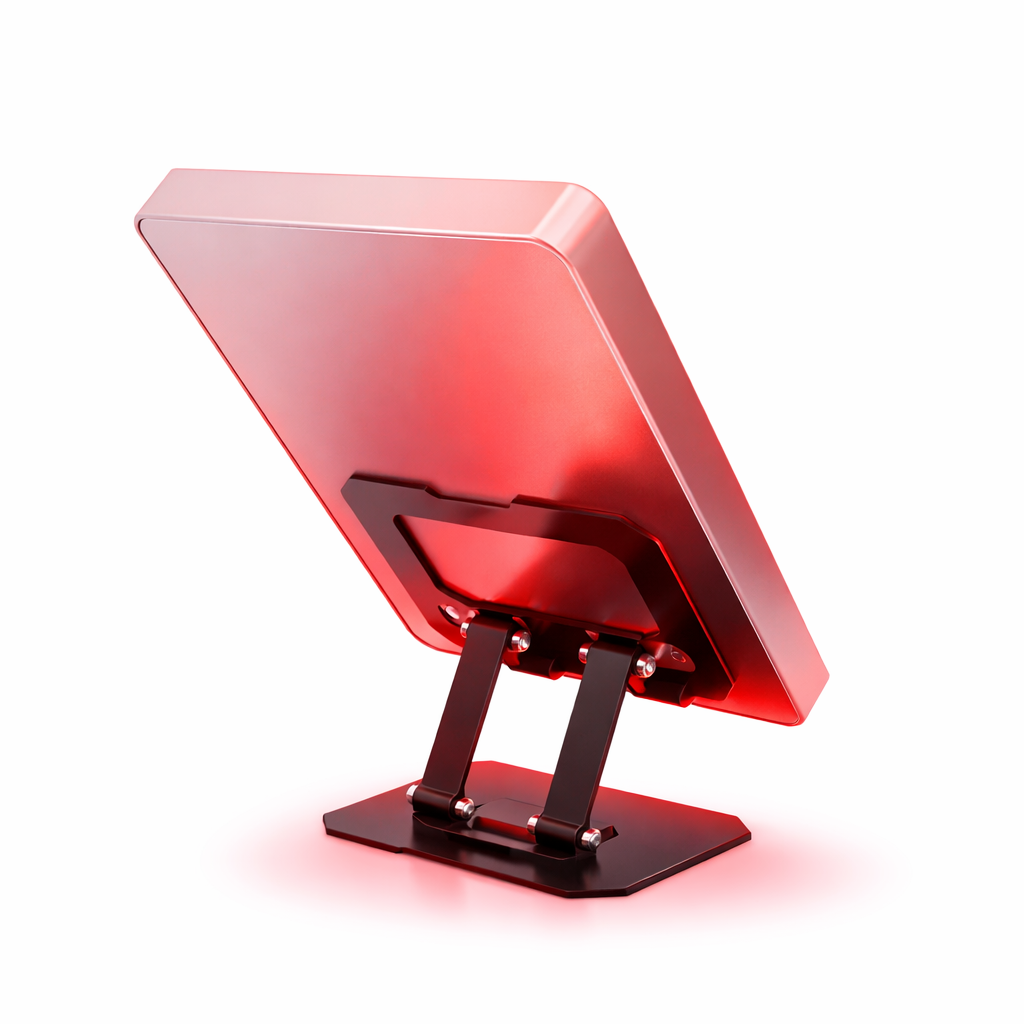 8 Modes Red Light Therapy Panel with 660nm / 850nm / 590nm / 415nm – Mini Desktop LED Device for Skin Care and Anti-Aging