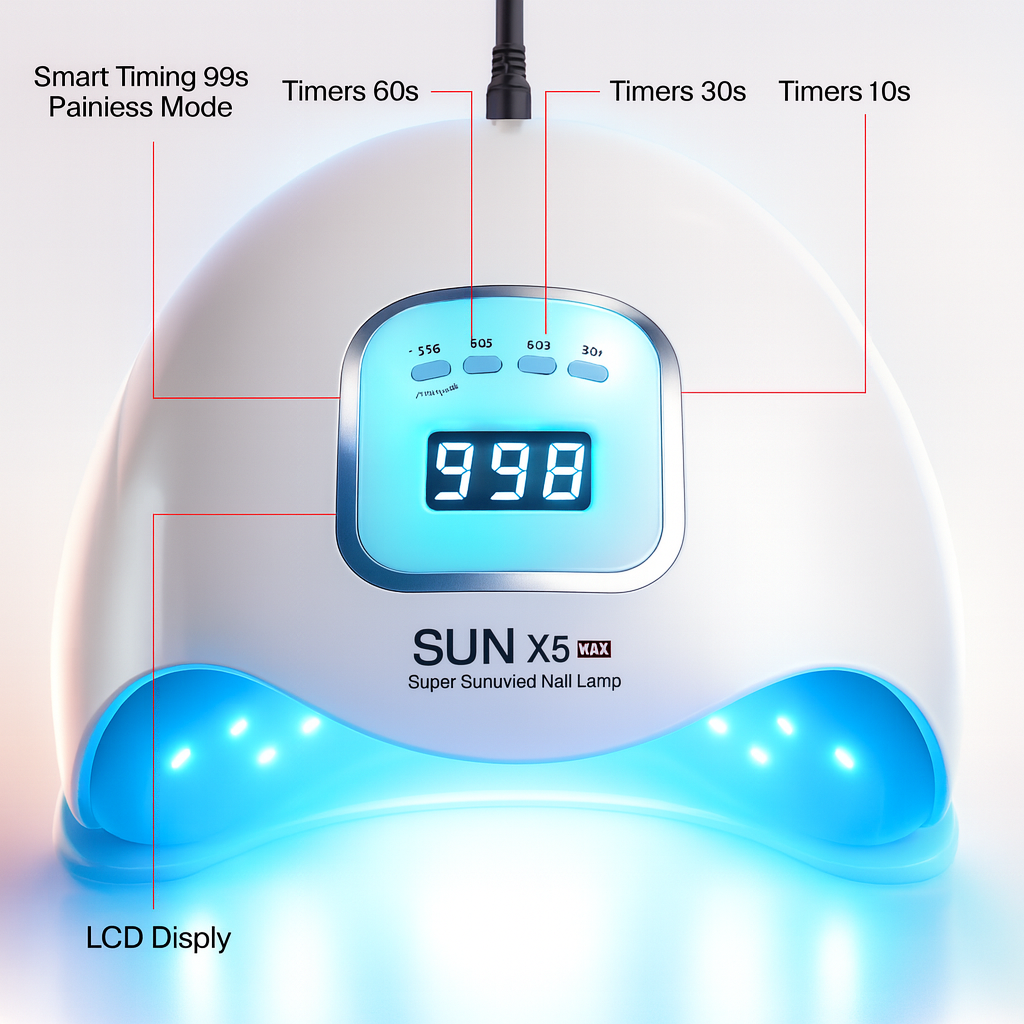 300W High Power SUN X12 MAX UV LED Nail Lamp