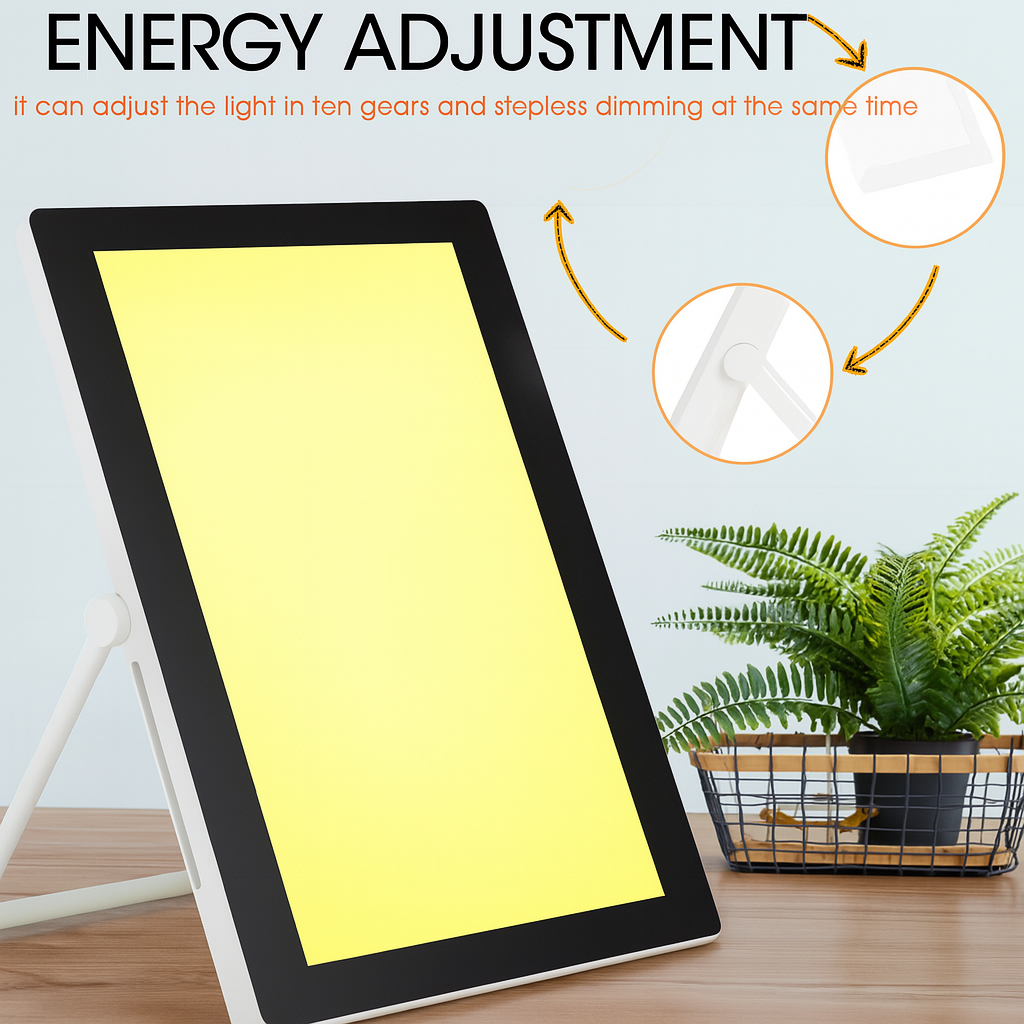 SAD Light Therapy Lamp 35000 Lux Seasonal Affective Disorder Therapy Lamp 3000K-6500K