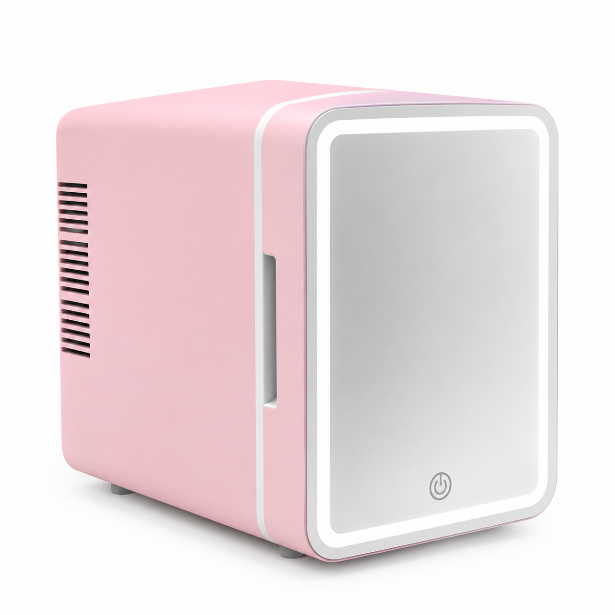 4L Cosmetic & Skincare Mini Fridge with LED Mirror – Portable Hot & Cold Beauty Fridge