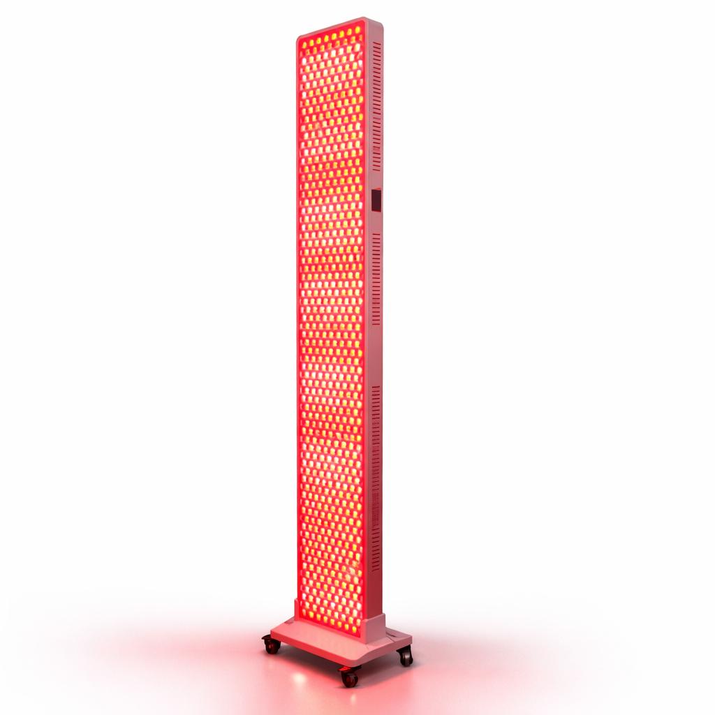 Full Body Red Light Therapy Panel Standing | 576 Dual-Chip LEDs | 9-Wavelength Infrared Light | Pain Relief & Recovery