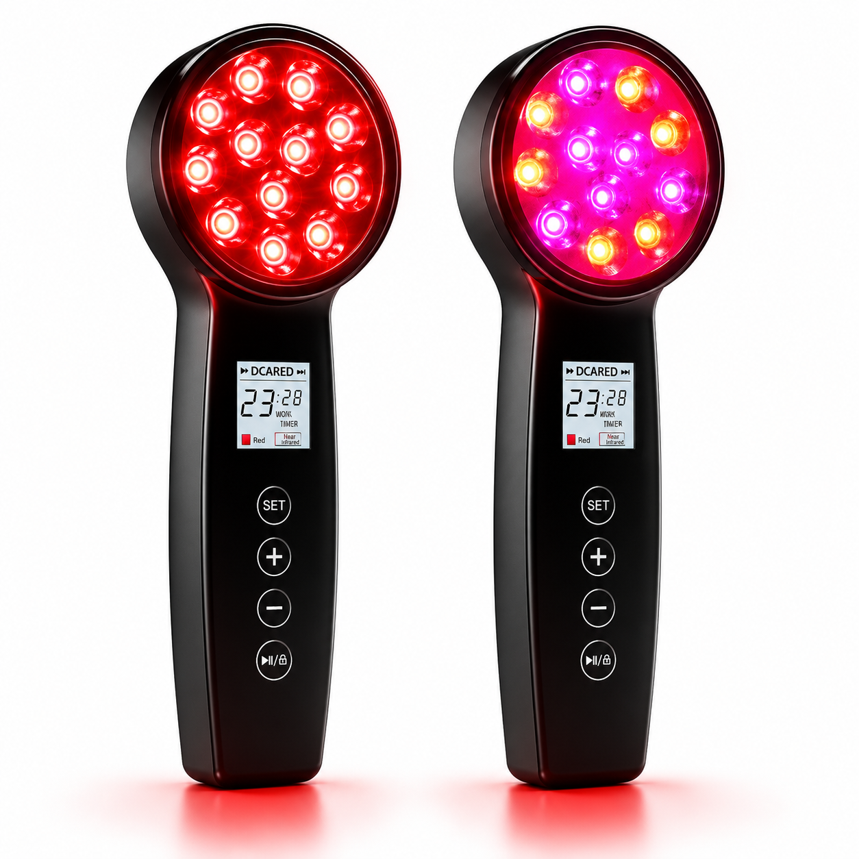 Theia Glow Pro LED Beauty Wand – Red & Infrared Light Therapy Device