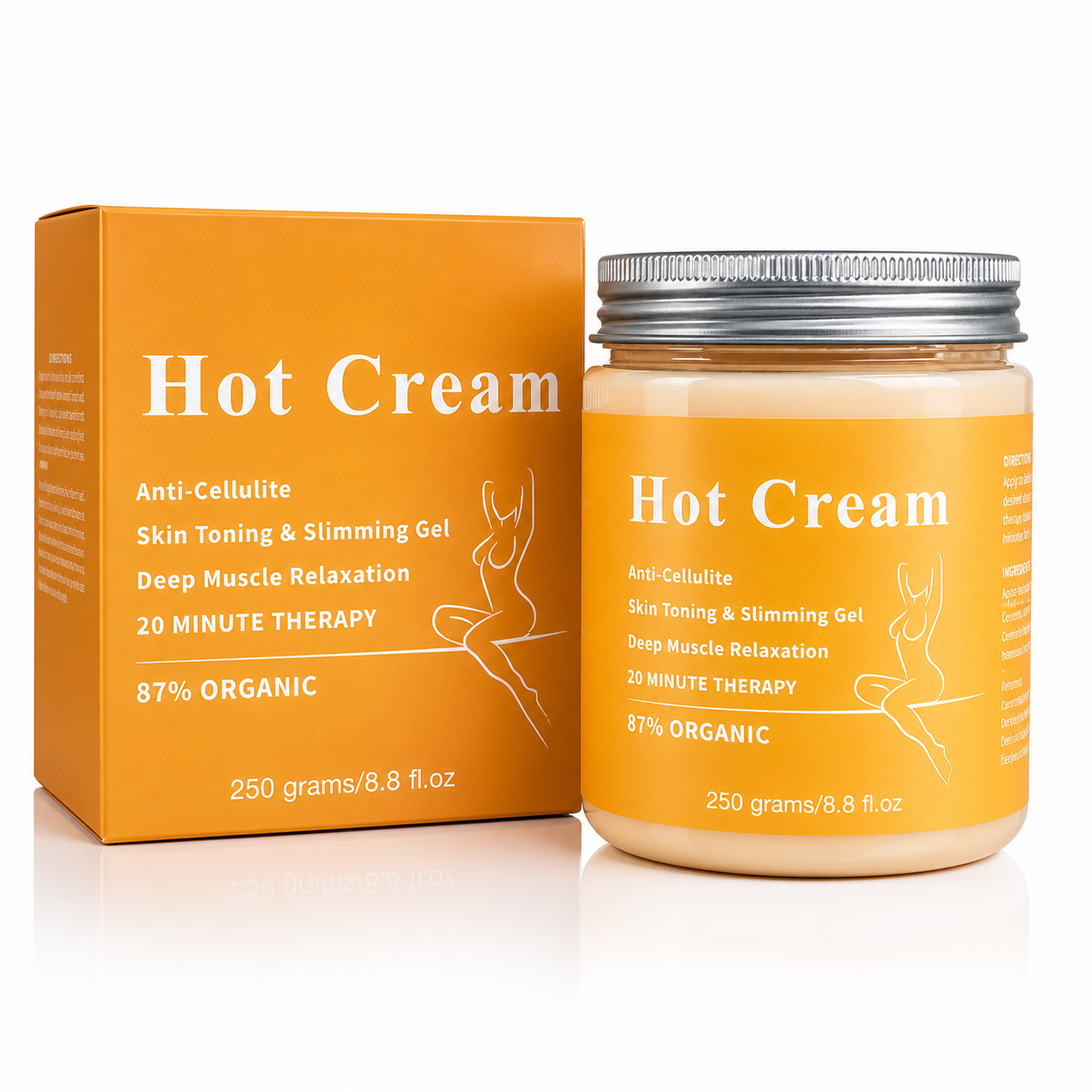 Weight Loss Hot Cream 250g Fat Burner Gel Belly Slimming Anti Cellulite Cream Body Massage
