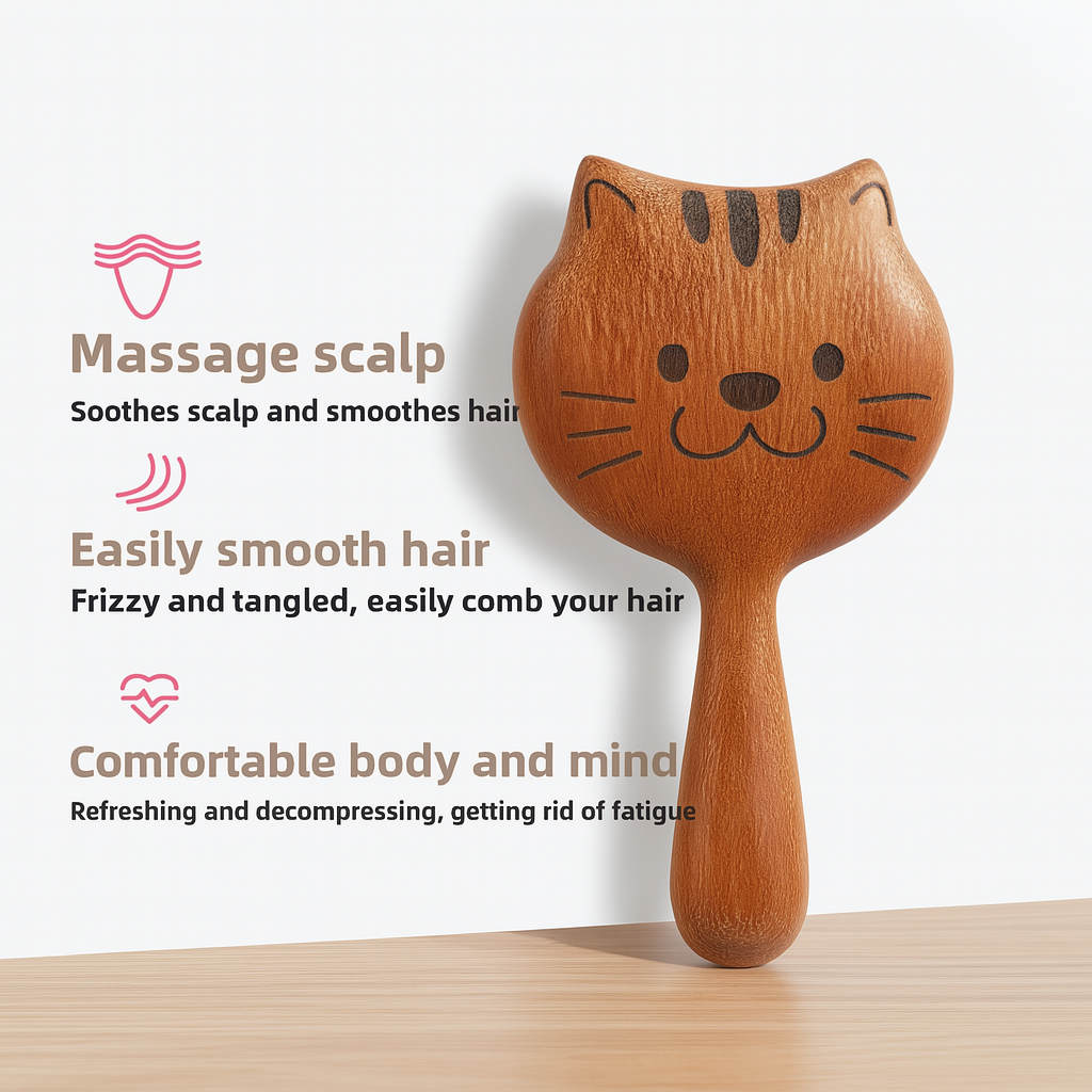 Theia Prestige Sandalwood Guasha Comb