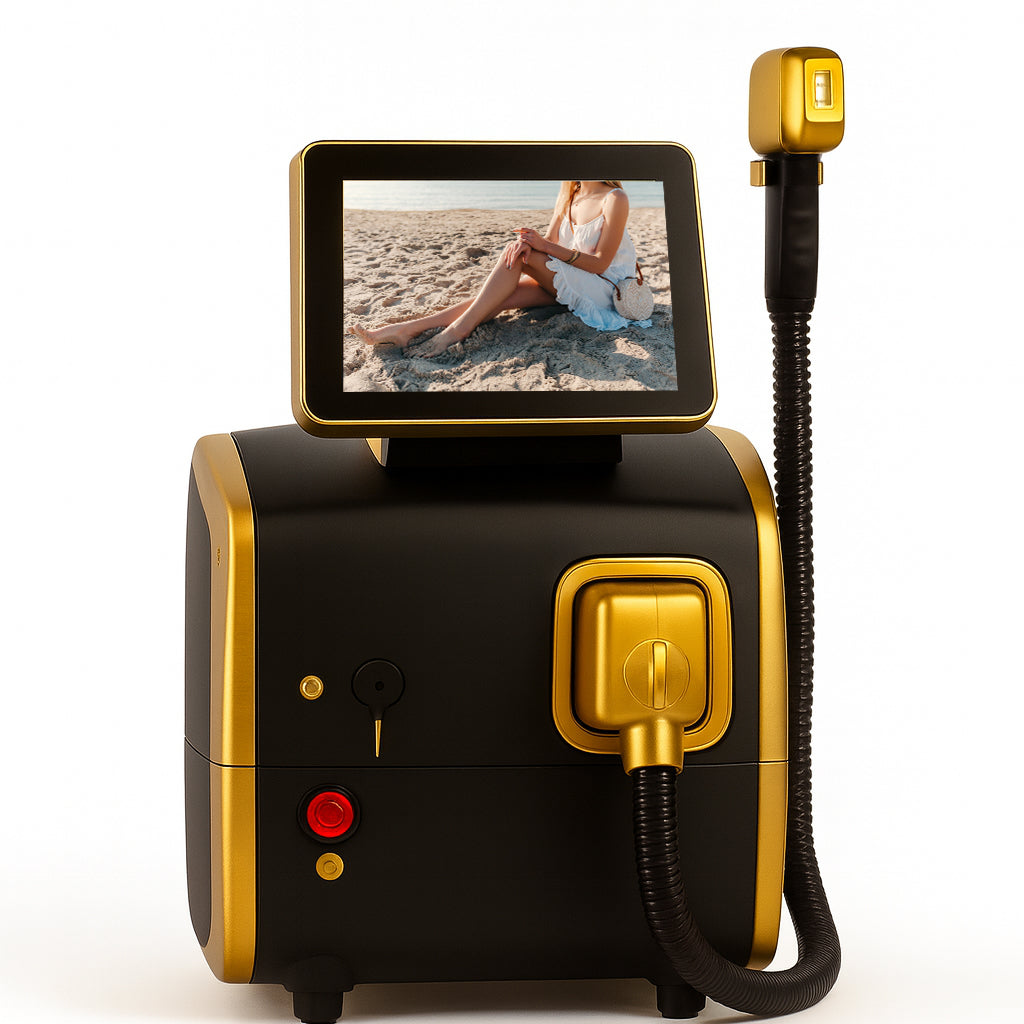 Professional 3-Wavelength 808nm Diode Laser Hair Removal Machine