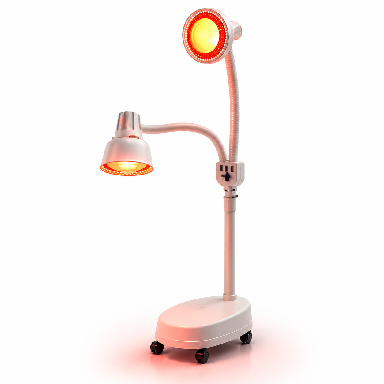 Theia Infrared Pro Dual Head Infrared Heat Therapy Lamp with Adjustable Stand
