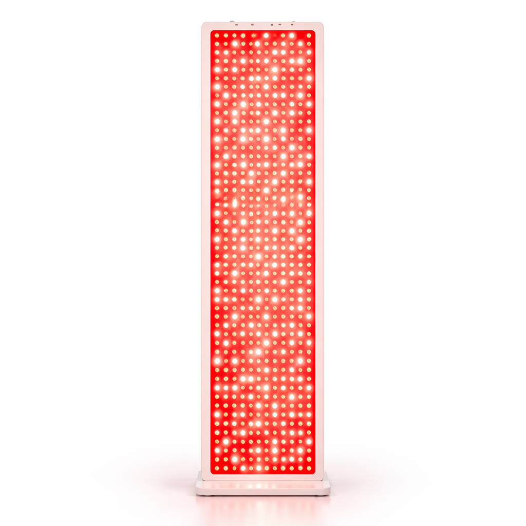 Full Body Red Light Therapy Panel Standing | 576 Dual-Chip LEDs | 9-Wavelength Infrared Light | Pain Relief & Recovery