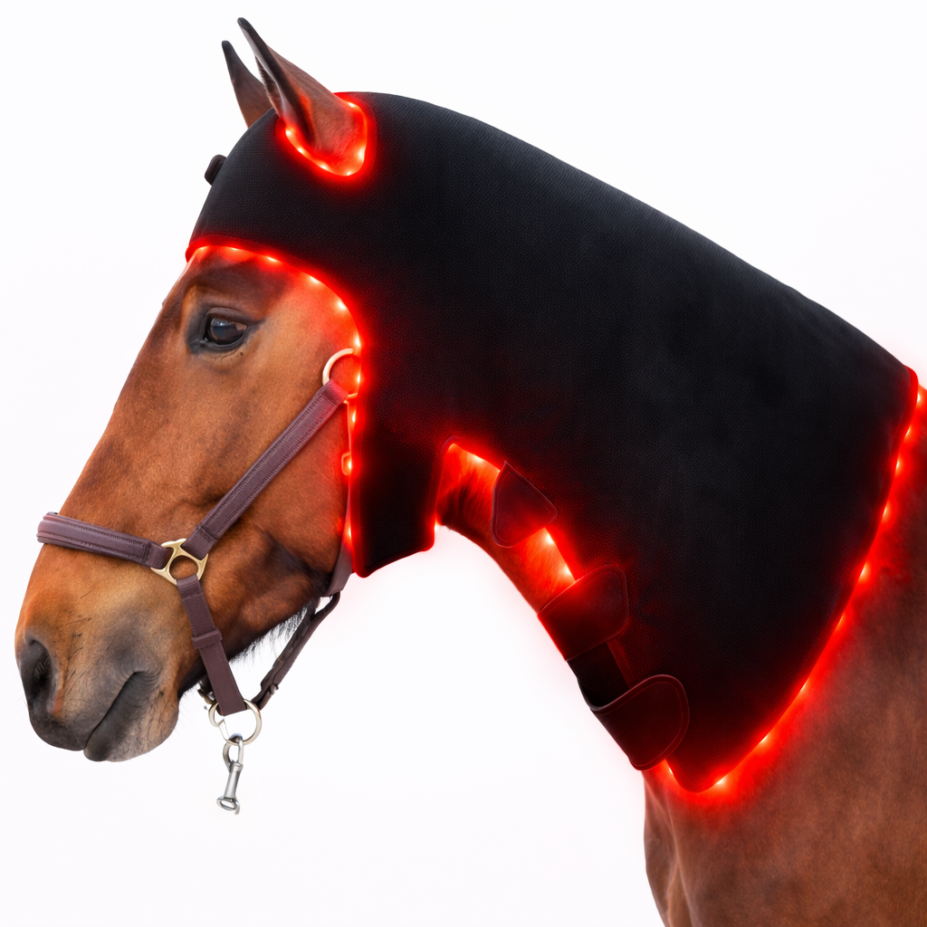 Red & Near-Infrared LED Horse Back Blanket – Equine Wellness Light Wrap (660nm & 850nm