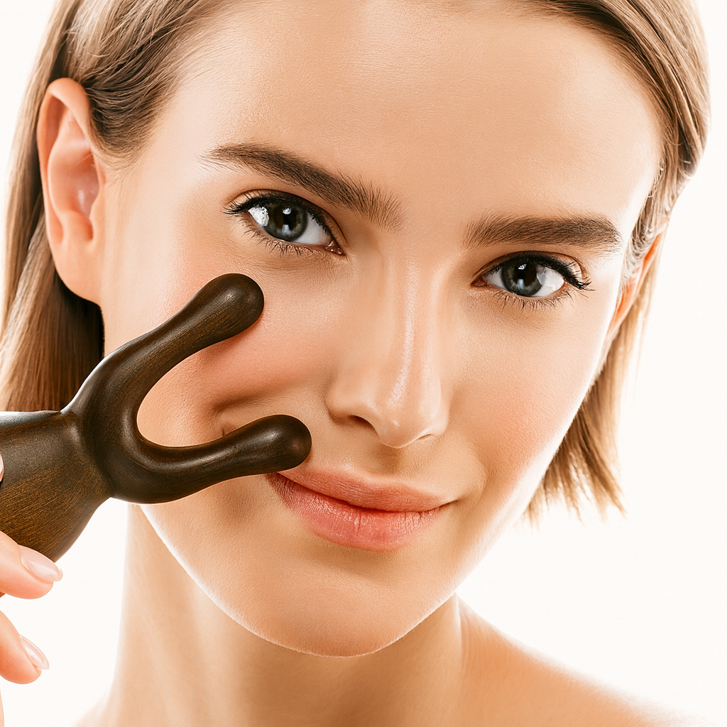 Sandalwood Facial Lifting & Meridian Comb Massager