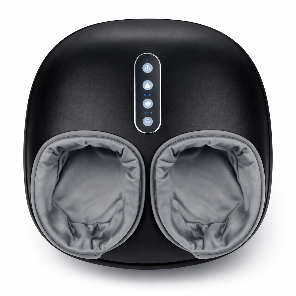 Theia Foot Massager Machine with Heat & Roller – Electric Fully Wrapped Foot Massage