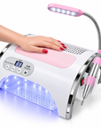 4-in-1 Professional Nail Station – 54W UV LED Lamp, 25,000 RPM Nail Drill & Dust Collector