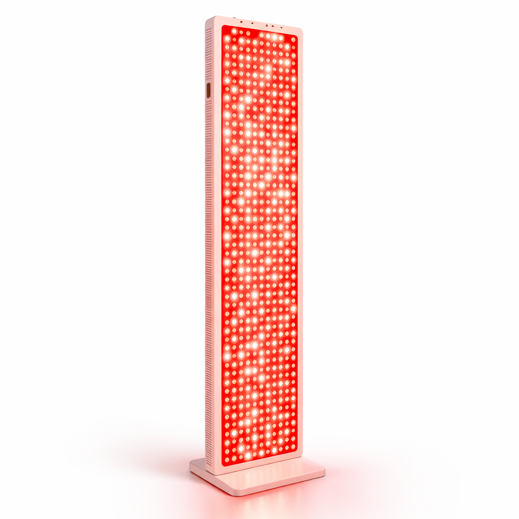 Full Body Red Light Therapy Panel Standing | 576 Dual-Chip LEDs | 9-Wavelength Infrared Light | Pain Relief & Recovery