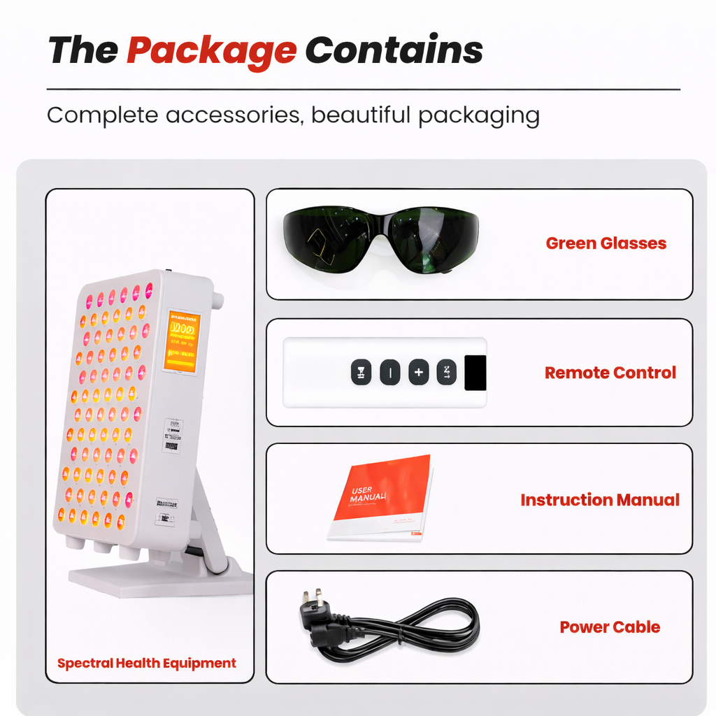 THEIA 9-Wave Pro Smart Red Light Therapy Panel - Full-Body LED Light Therapy