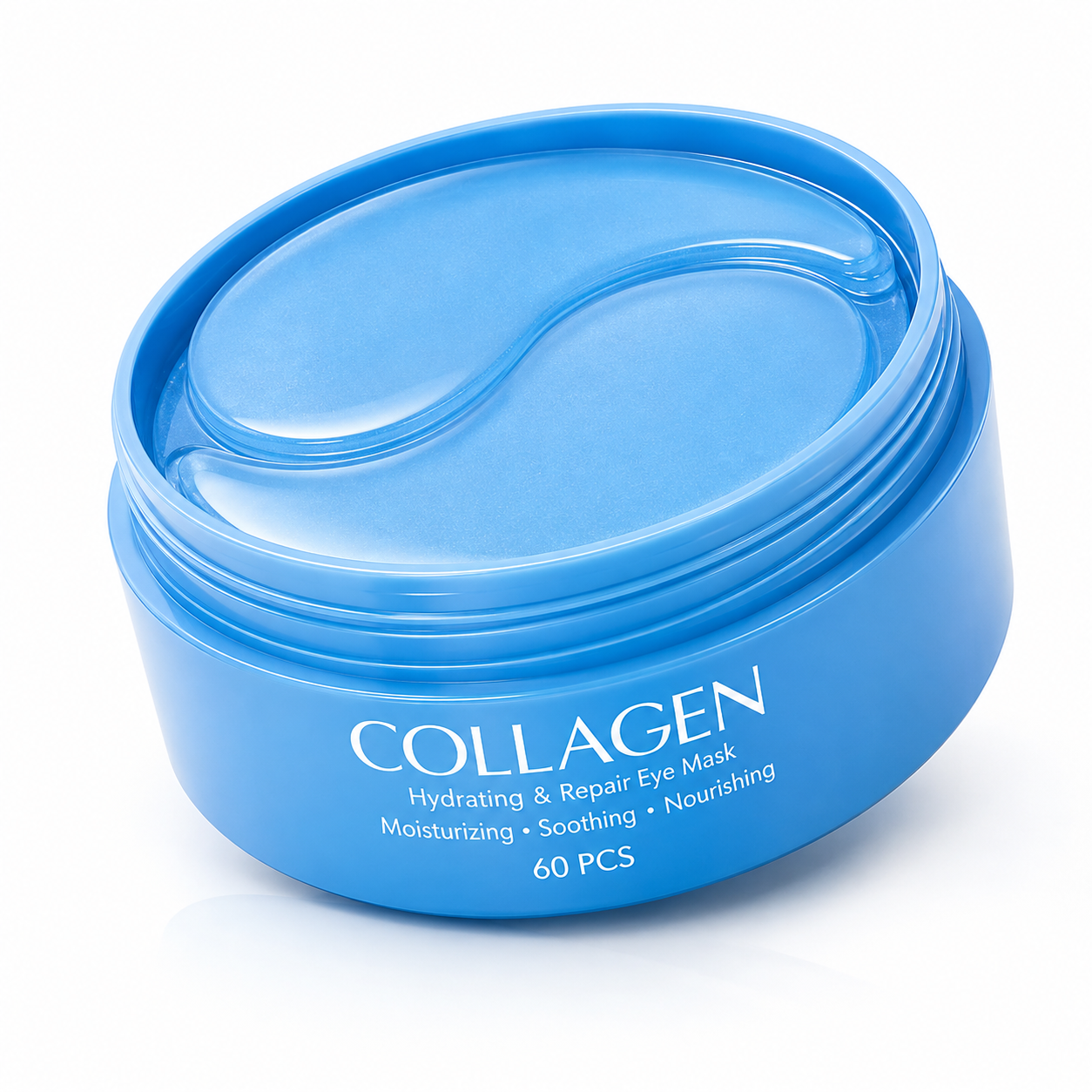 Collagen Hydrogel Under Eye Patches – 60 Pieces / 30 Pairs – Hydrating Eye Care